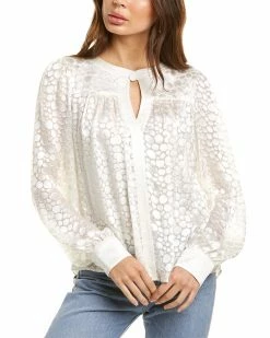 Alexis Rhida Silk-Blend Top Women Tops