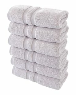 Alexis Antimicrobial Irvington Hand Towel Pack Of 6 Home Bath Towels