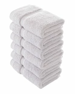 Alexis Antimicrobial Irvington Washcloth Pack Of 6 Home Bath Towels