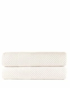 Alternative view of Alexis Antimicrobial Honeycomb Bath Sheet Pack Of 2 Home Bath Towels