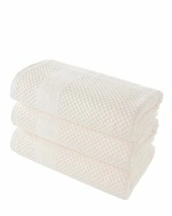 Alexis Antimicrobial Honeycomb Bath Towel Pack Of 3 Home Bath Towels