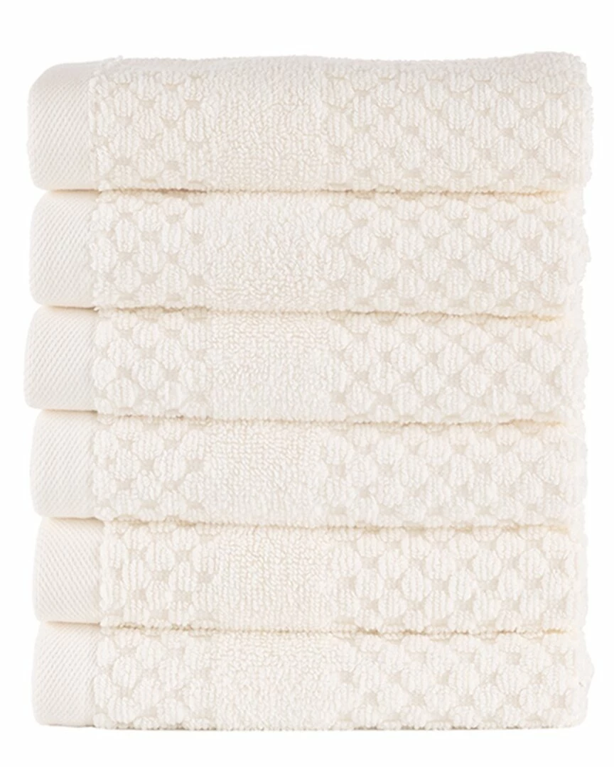 Alexis Antimicrobial Honeycomb Washcloth Pack Of 6 Home Bath Towels 2 Alexis Antimicrobial Honeycomb Washcloth Pack Of 6 Home Bath Towels - Image 2