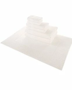 Alexis Antimicrobial Honeycomb 7pc Towel Set Home Bath Towels