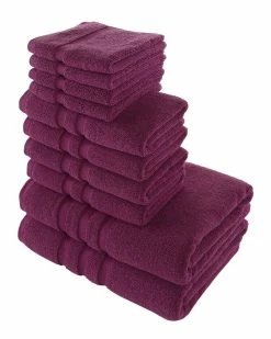 Alexis Antimicrobial Irvington 10pc Towel Set Home Bath Towels