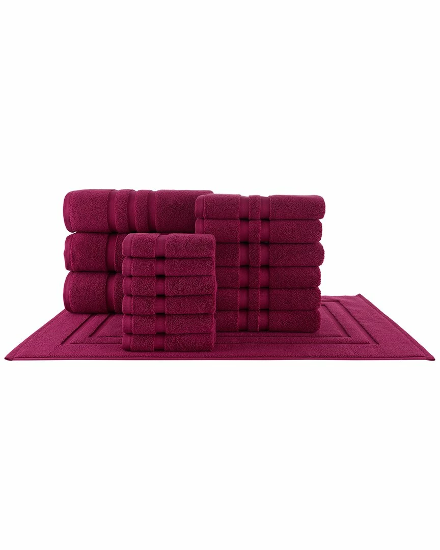 Alexis Antimicrobial Irvington 16pc Towel Set Home Bath Towels 2 Alexis Antimicrobial Irvington 16pc Towel Set Home Bath Towels - Image 2