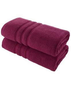 Alexis Antimicrobial Irvington Bath Sheet Pack Of 2 Home Bath Towels