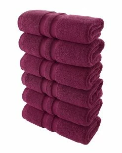 Alexis Antimicrobial Irvington Hand Towel Pack Of 6 Home Bath Towels