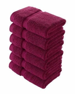 Alexis Antimicrobial Irvington Washcloth Pack Of 6 Home Bath Towels