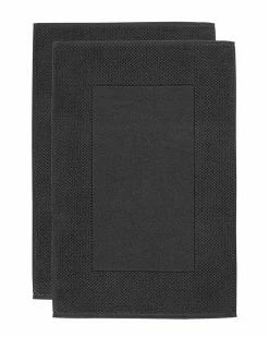 Alexis Antimicrobial Honeycomb Bath Mat Pack Of 2 Home Bath Mats & Curtains
