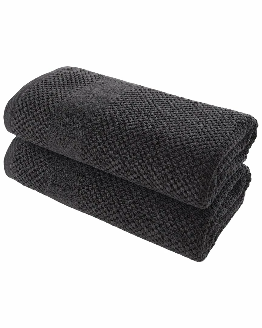 Alexis Antimicrobial Honeycomb Bath Sheet Pack Of 2 Home Bath Towels 1 Alexis Antimicrobial Honeycomb Bath Sheet Pack Of 2 Home Bath Towels