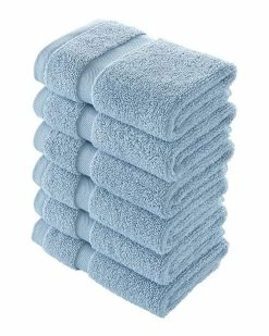 Alexis Antimicrobial Irvington Washcloth Pack Of 6 Home Bath Towels