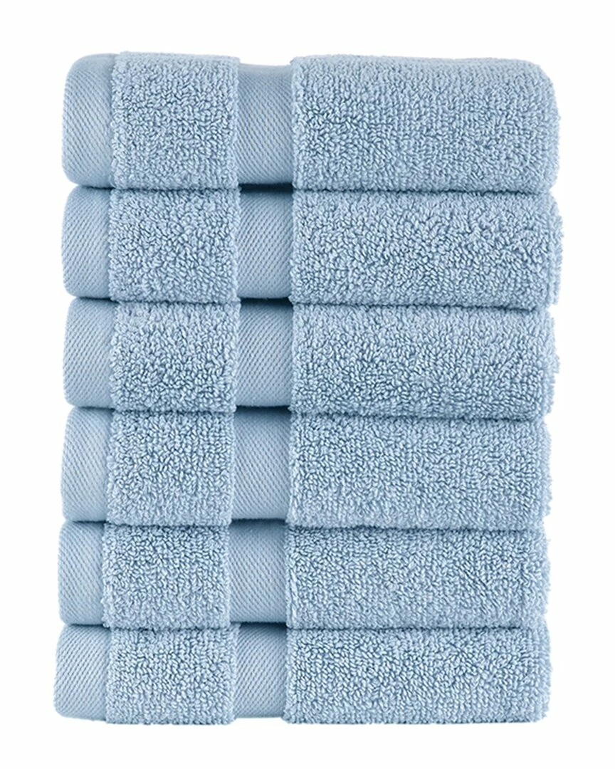 Alexis Antimicrobial Irvington Washcloth Pack Of 6 Home Bath Towels - Image 2
