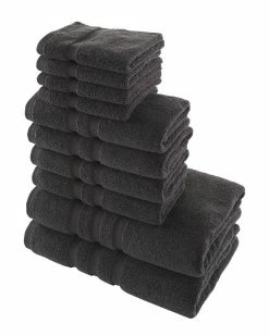 Alexis Antimicrobial Irvington 10pc Towel Set Home Bath Towels