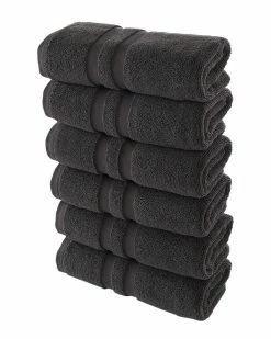 Alexis Antimicrobial Irvington Hand Towel Pack Of 6 Home Bath Towels