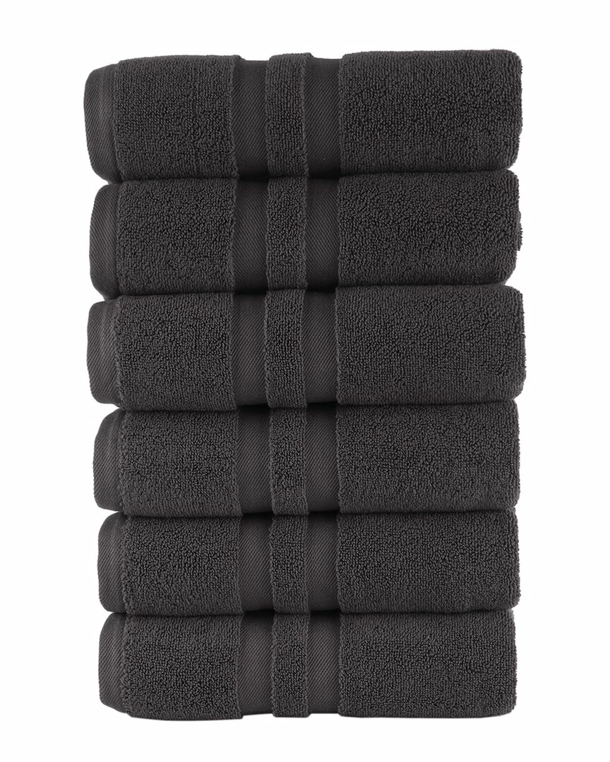 Alexis Antimicrobial Irvington Hand Towel Pack Of 6 Home Bath Towels - Image 2