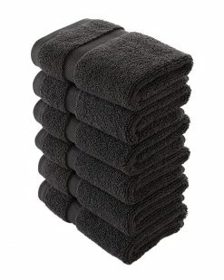 Alexis Antimicrobial Irvington Washcloth Pack Of 6 Home Bath Towels