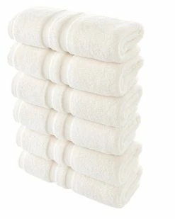 Alexis Antimicrobial Irvington Hand Towel Pack Of 6 Home Bath Towels