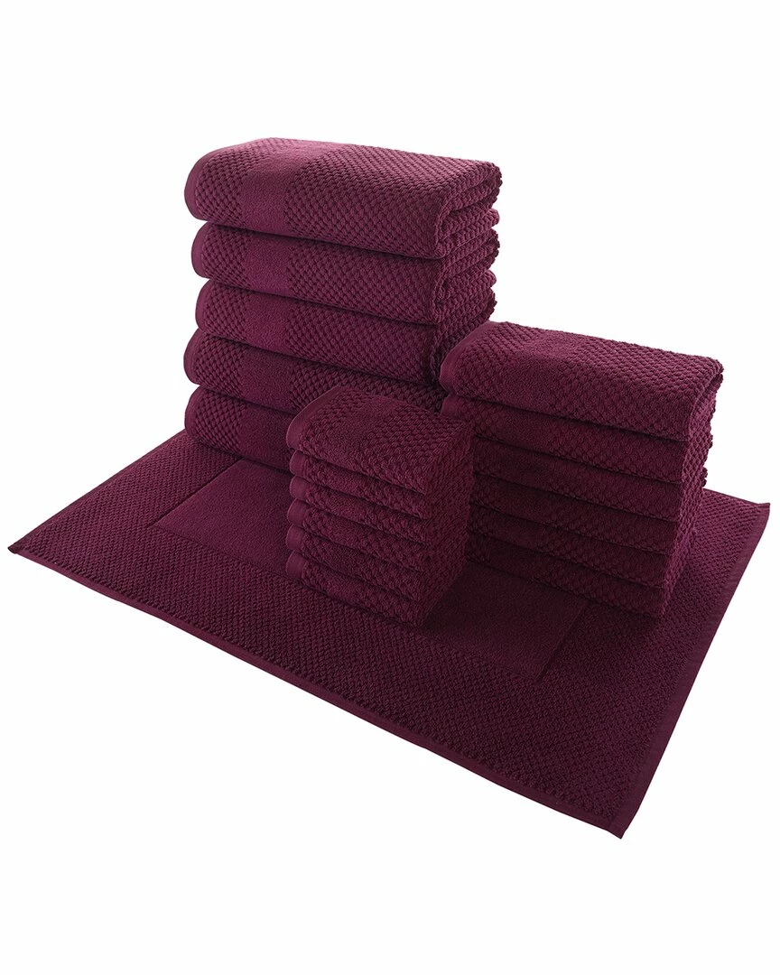 Alexis Antimicrobial Honeycomb 18pc Towel Set Home Bath Towels 1 Alexis Antimicrobial Honeycomb 18pc Towel Set Home Bath Towels