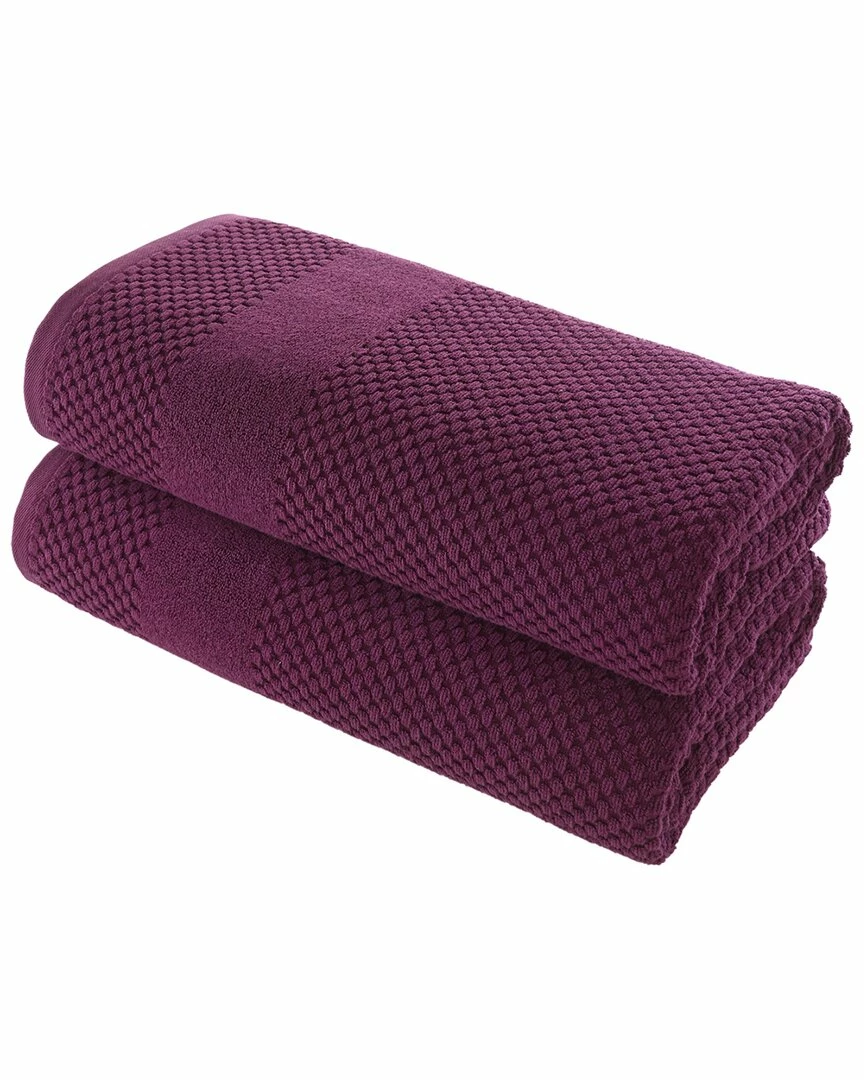 Alexis Antimicrobial Honeycomb Bath Sheet Pack Of 2 Home Bath Towels 1 Alexis Antimicrobial Honeycomb Bath Sheet Pack Of 2 Home Bath Towels