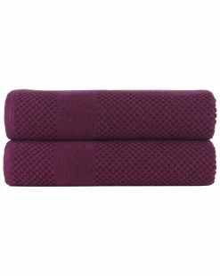 Alternative view of Alexis Antimicrobial Honeycomb Bath Sheet Pack Of 2 Home Bath Towels