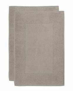 Alexis Antimicrobial Honeycomb Bath Mat Pack Of 2 Home Bath Mats & Curtains
