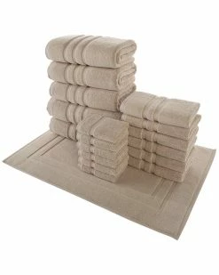 Alexis Antimicrobial Irvington 18pc Towel Set Home Bath Towels