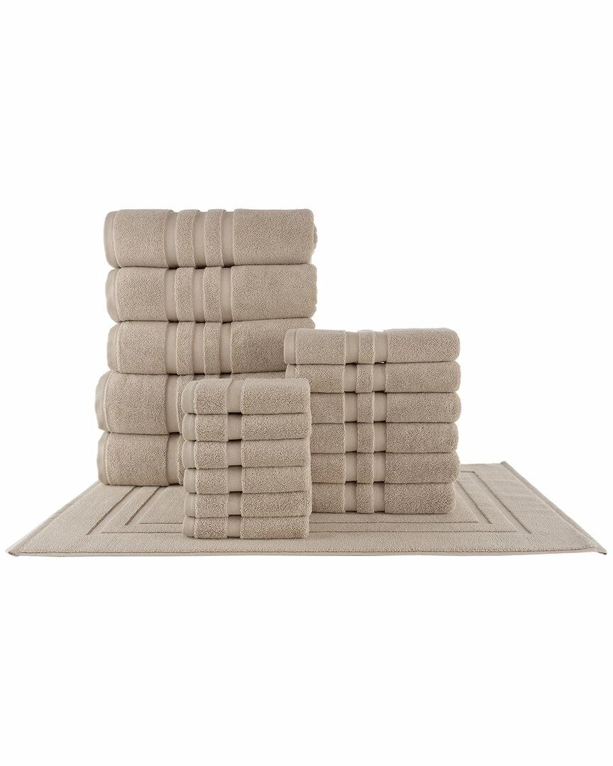 Alexis Antimicrobial Irvington 18pc Towel Set Home Bath Towels 2 Alexis Antimicrobial Irvington 18pc Towel Set Home Bath Towels - Image 2