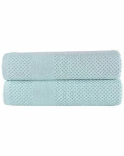 Alternative view of Alexis Antimicrobial Honeycomb Bath Sheet Pack Of 2 Home Bath Towels