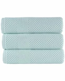 Alternative view of Alexis Antimicrobial Honeycomb Bath Towel Pack Of 3 Home Bath Towels