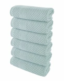 Alexis Antimicrobial Honeycomb Hand Towel Pack Of 6 Home Bath Towels