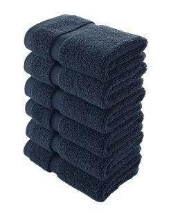 Alexis Antimicrobial Irvington Washcloth Pack Of 6 Home Bath Towels