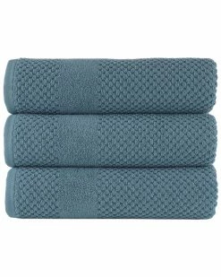 Alternative view of Alexis Antimicrobial Honeycomb Bath Towel Pack Of 3 Home Bath Towels