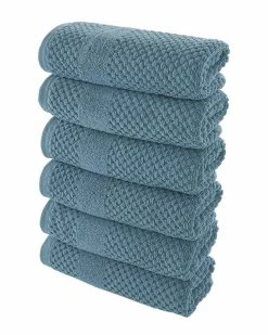 Alexis Antimicrobial Honeycomb Hand Towel Pack Of 6 Home Bath Towels