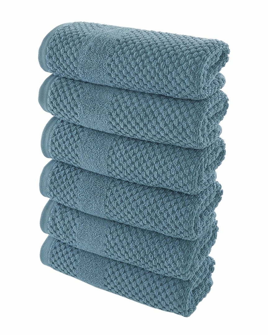 Alexis Antimicrobial Honeycomb Hand Towel Pack Of 6 Home Bath Towels