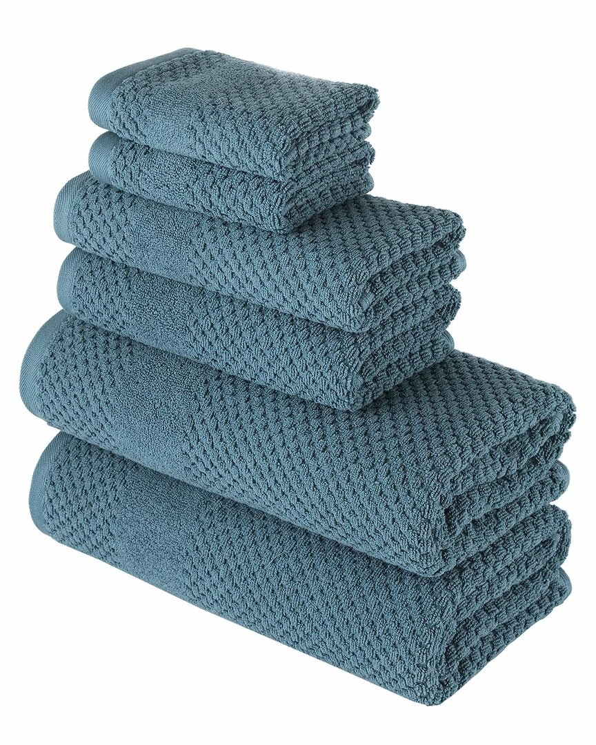 Alexis Antimicrobial Honeycomb 6pc Towel Set Home Bath Towels 1 Alexis Antimicrobial Honeycomb 6pc Towel Set Home Bath Towels