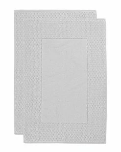 Alexis Antimicrobial Honeycomb Bath Mat Pack Of 2 Home Bath Mats & Curtains