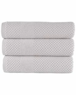 Alternative view of Alexis Antimicrobial Honeycomb Bath Towel Pack Of 3 Home Bath Towels