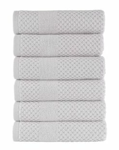 Alternative view of Alexis Antimicrobial Honeycomb Hand Towel Pack Of 6 Home Bath Towels