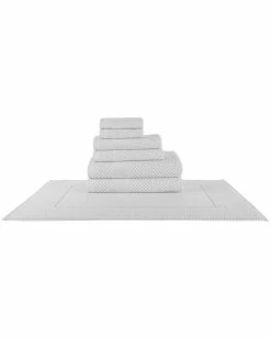 Alternative view of Alexis Antimicrobial Honeycomb 7pc Towel Set Home Bath Towels