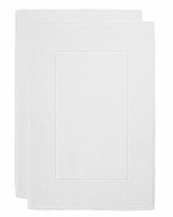 Alexis Antimicrobial Honeycomb Bath Mat Pack Of 2 Home Bath Mats & Curtains