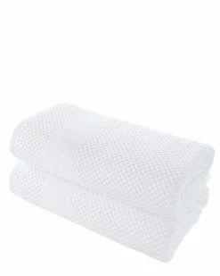 Alexis Antimicrobial Honeycomb Bath Sheet Pack Of 2 Home Bath Towels