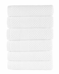 Alternative view of Alexis Antimicrobial Honeycomb Hand Towel Pack Of 6 Home Bath Towels