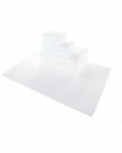Alexis Antimicrobial Honeycomb 7pc Towel Set Home Bath Towels