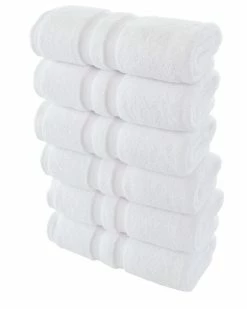 Alexis Antimicrobial Irvington Hand Towel Pack Of 6 Home Bath Towels