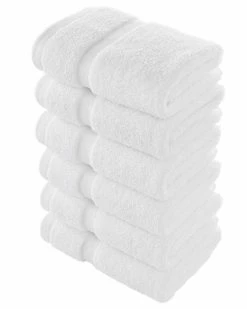 Alexis Antimicrobial Irvington Washcloth Pack Of 6 Home Bath Towels