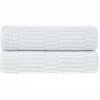 Alexis Antimicrobial Oxford Bath Sheet, Pack Of 2 Home Bath Sheets