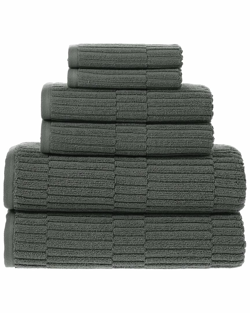 Alexis Antimicrobial Oxford 6Pc Towel Set Home Bath Towels 1 Alexis Antimicrobial Oxford 6Pc Towel Set Home Bath Towels