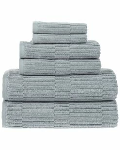 Alexis Antimicrobial Oxford Royale 6pc Towel Set Home Bath Towels