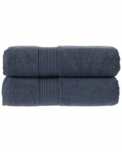 Alexis Antimicrobial Rhapsody Royale Bath Sheet, Pack Of 2 Home Bath Sheets