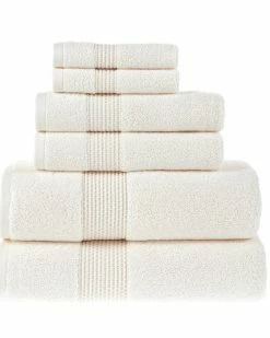 Alexis Antimicrobial Rhapsody Royale 6Pc Towel Set Home Bath Towels